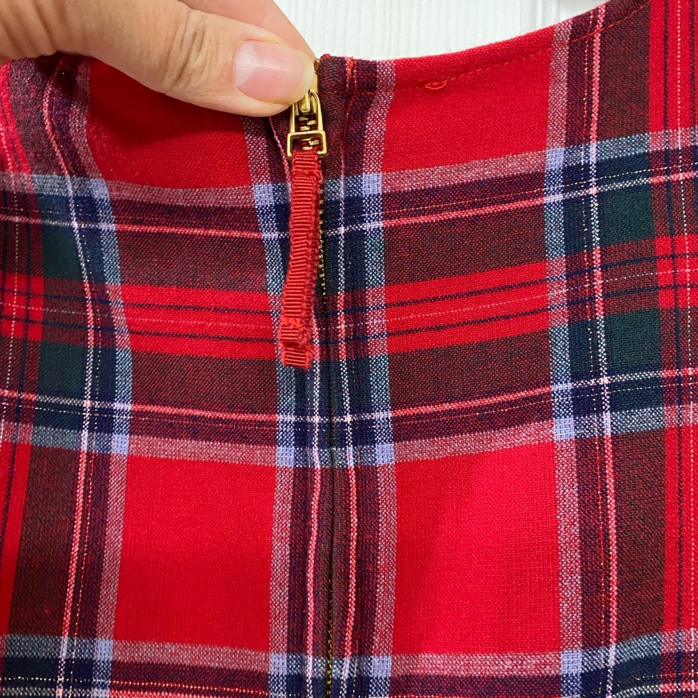 🎄🆕Vineyard Vines Tartan Shift Dress, Size 10🎄 - Picture 5 of 10